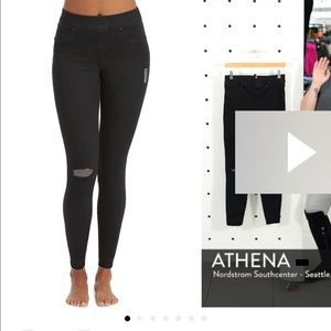 Spanx Distressed Skinny Denim Leggings